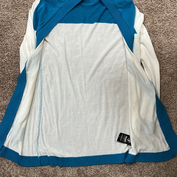 Valiant + Elhoffer Design “The Faith Collection” longline cardigan sz L - Picture 9 of 11